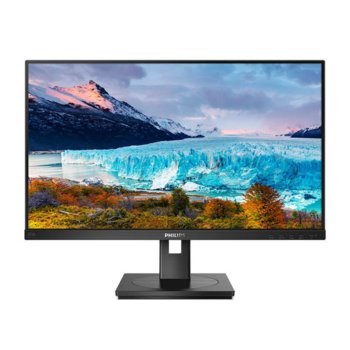 Монитор Philips 272S1AE/00, 27" (68.58 cm) IPS панел, 75 Hz, Full HD, 4 ms, 250 cd/m2, 50000000 :1, Display Port, HDMI, DVI | JAR Computers Philips 272S1AE/00