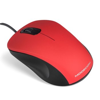 Мишка Modecom MC-M10, оптична (1000 dpi), USB, 1.5m кабел, червена image