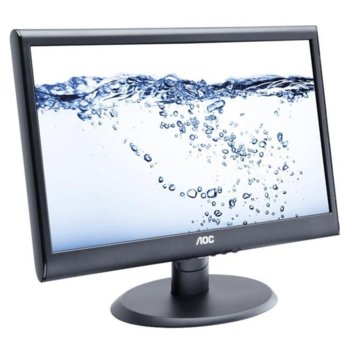 Монитор 21.5" (54.61 cm) AOC e2250Swdnk, FULL HD LED, 5ms, 20 000 000:1 200cd/m2, DVI, черен, 3г. | JAR Computers 21.5" (54.61 cm) AOC e2250Swdnk