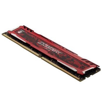 8GB DDR4 2400MHz Crucial Ballistix Sport LT Red