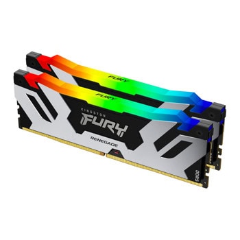Памет 64GB (2x32GB) DDR5 6400MT/s, Kingston FURY Renegade RGB, KF564C32RSAK2-64, 1.4V | JAR Computers Kingston 2x16GB DDR5 6400MHz FURY Renegade RGB