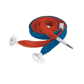 Trust Lace In-ear Headphone - red &amp; blue 19280