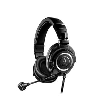 Слушалки Audio-Technica ATH-M50x StreamSet XLR, микрофон, 6.3mm жак, 50 до 20 000 Hz честотен диапазон, 38 ohms, черни | JAR Computers Слушалки Audio-Technica ATH-M50x StreamSet XLR