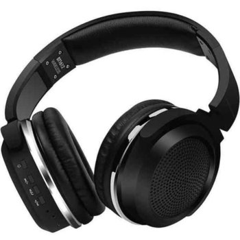 Слушалки Royal BT-1612, жични/безжични, Bluetooth V4.2, микрофон, до 5 часа време за работа, черни | JAR Computers Royal BT-1612 ROY21014601