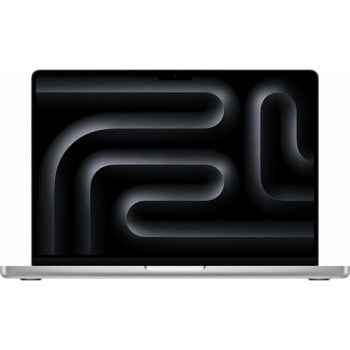 Лаптоп Apple MacBook Pro 14 (MW2W3ZE/A)(Silver), десетядрен Apple M4 4.40 GHz, 14.2" (36.07cm) Liquid Retina XDR 120Hz Display, (HDMI), 16GB LPDDR5X, 512GB SSD, 3x Thunderbolt 4, macOS | JAR Computers Apple MacBook Pro 14.2 M4 Silver MW2W3ZE/A