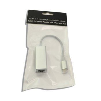 USB-C към Gigabit Lan