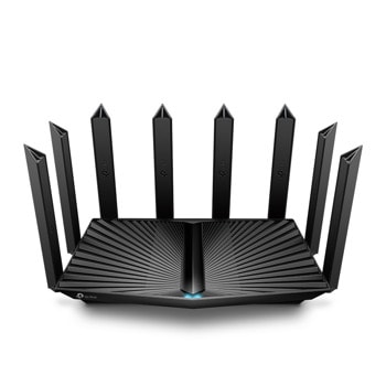 Рутер TP-Link Archer AX95 AX7800, 7800Mbps, 2.4 GHz (574 Mbps) + 5 GHz (2402 Mbps) + 5 GHz (4804 Mbps), Wireless AX, 3x 10/100/1000 LAN, 1x 10/100/1000, LAN/WAN, 1x 100/1000/2500 LAN/WAN, 1x USB 3.0, 1x USB 2.0, 8x външни антени | JAR Computers Tp-Link Archer AX95