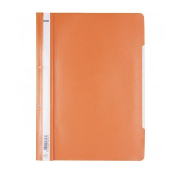 PVC папка Lux, перфорация, оранжева, A4 | JAR Computers Папка PVC перфорация Lux оранжева