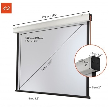 CELEXON Electric Expert XL, 450 x 340 cm, 4:3