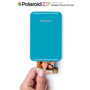 Мобилен принтер Polaroid ZIP син