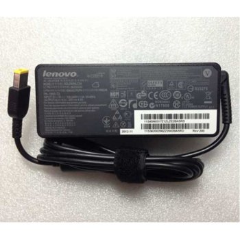 Захранване за лаптопи Lenovo, 20V/2.25A/45W (slim tip, правоъгълна букса) | JAR Computers Lenovo 20V 45W new square tip