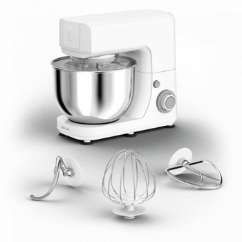Кухненски робот Tefal MasterChef Essential QB150138, 800 W, 4.8 л. купа, 6 степени на работа, функция Pulse, бял image