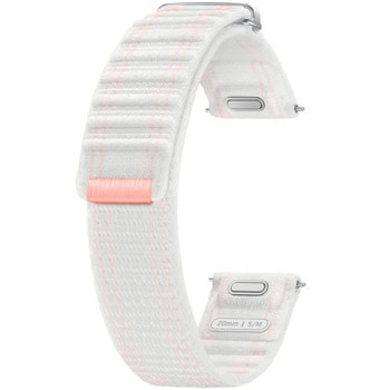 Каишка Samsung Galaxy Watch7 Fabric Band (ET-SVL30SWEGEU), S/M размер, за смарт часовници от серия Galaxy Watch 40mm, бяла | JAR Computers Samsung Galaxy Watch7 Band S/L WHT ET-SVL30SWEGEU