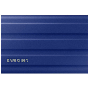 Памет SSD 1TB, Samsung T7 Shield Blue (MU-PE1T0R/EU_2Y), USB 3.2 Gen 2, външна, скорост на четене до 1050MB/s, скорост на запис до 1000 MB/s | JAR Computers Samsung T7 Shield 1TB Blue MU-PE1T0R/EU_2Y