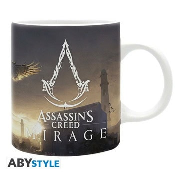 Чаша ABYstyle Assassins Creed Mirage - Basim and eagle Mirage, разноцветна | JAR Computers Assassins Creed Mirage - Basim and eagle Mirage