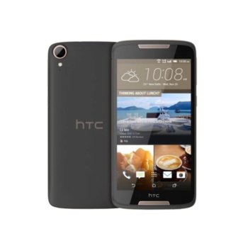 HTC Desire 828 Dark Grey + Transcend 32GB micro SD