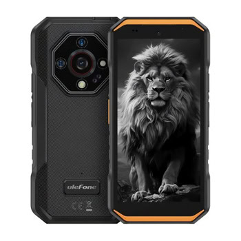 Смартфон Ulefone Armor X32 (черно-оранжев), поддържа 2 SIM карти, 5.65" (14.35 cm) HD+ 90Hz дисплей, осемядрен MediaTek Helio G91 2 GHz, 6GB RAM, 128GB Flash памет (+microSD слот), 48 + 20 + 2 & 16 Mpix камери, Android | JAR Computers Ulefone Armor X32 Vibrant Orange