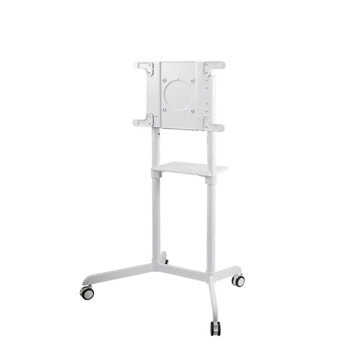 Стойка за телевизор Neomounts NS-M1250WHITE, за под, за екрани от 37" до 70", VESA до 600x400, до 70 кг, бяла | JAR Computers Neomounts NS-M1250WHITE