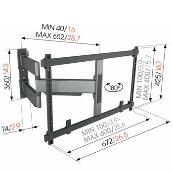 стойка за монитор vogel's tvm 5645