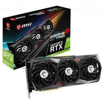 Видео карта Nvidia GeForce RTX 3060 Ti, 8GB, MSI GAMING X TRIO, GDDR6, 256-bit, DisplayPort, HDMI | JAR Computers MSI RTX-3060-Ti-GAMING-X-TRIO