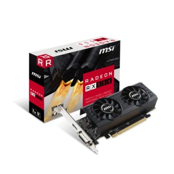 Видео карта AMD Radeon RX 550 OC, 2GB, MSI Radeon RX 550 OC, GDDR5, 128-bit, HDMI, DVI-D | JAR Computers MSI Radeon RX 550 OC