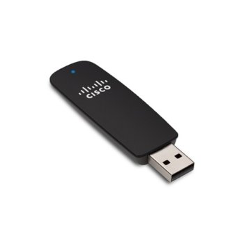 Мрежови адаптер Linksys AE2500, 300Mbps, Wireless-N/G/B/A MIMO, USB Adapter | JAR Computers Linksys AE2500