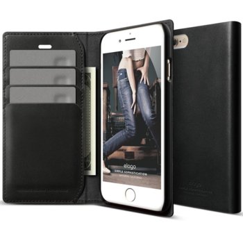 Elago S6 Leather Wallet Case