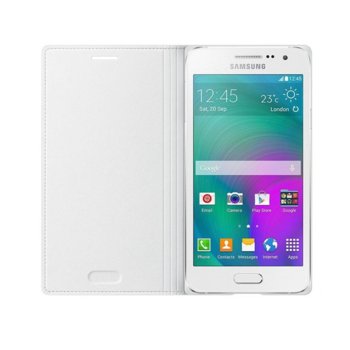 Samsung Flip Wallet Cover for Galaxy A3 White