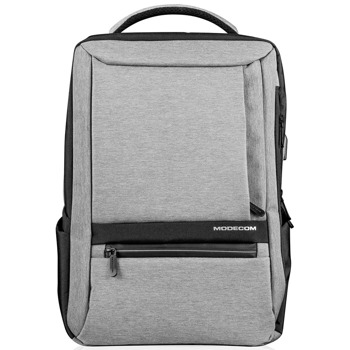 Раница за лаптоп Modecom Smart 15, до 15.6" (39.62 cm), полиестер, сива | JAR Computers Modecom Smart 15