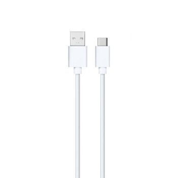 Кабел DeTech, от USB A(м) към USB C(м), 1.0m, бял image