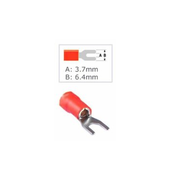 Кабелна обувка Fast On ST-011/SV 1.25-3.5L, 100 бр., червена | JAR Computers Fast On ST-011 / SV 1.25-3.5L