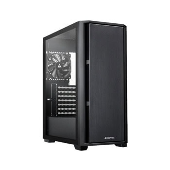 Кутия Chieftec Pro Midi TG, ATX/mATX/Mini-ITX, 1x USB 3.0, 1x 120mm вентилатор, с прозорец, черна, без захранване | JAR Computers Chieftec Pro Midi TG AS-02B-TG-OP