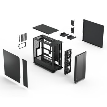 fractal design epoch xl black solid fd-c-epo1x-01 | JAR Computers fractal design epoch xl black solid fd-c-epo1x-01