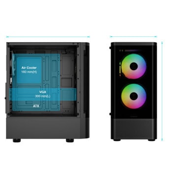 Gamdias TALOS E3 CG Black | JAR Computers Gamdias TALOS E3 CG Black