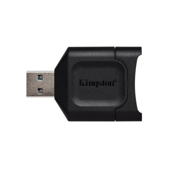 Четец за карти Kingston MobileLite Plus SD, USB 3.2, SD/SDXC/SDHC, черен | JAR Computers Kingston MobileLite Plus SD, USB 3.2, SD/SDHC/SDXC