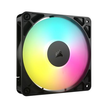 Вентилатор 120mm, Corsair RS120 ARGB, 4-pin, 2100rpm, черен | JAR Computers Corsair RS120 ARGB Black CO-9050180-WW