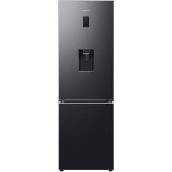 Хладилник с фризер Samsung RB34C652EB1/EF, клас E, 341л. общ обем, свободностоящ, 254kWh/годишно, технология SpaceMax, тeхнология All-Around Cooling, черен | JAR Computers Samsung RB34C652EB1/EF