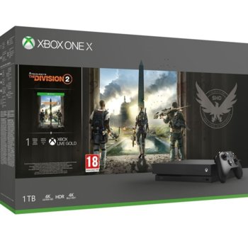Xbox One X + Tom Clancys The Division 2 Bundle