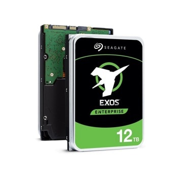 Твърд диск 12TB, Seagate Exos X18, SATA 6Gb/s, 7200rpm, 256MB, 3.5" (8.89 cm) | JAR Computers Seagate 12TB Exos X18 ST12000NM001J