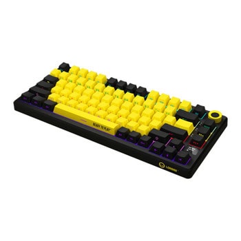Lorgar KBP7075W Black/Yellow LRG-KBP7075W-YL-US