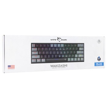 white shark wakizashi 2 blue switches black gray