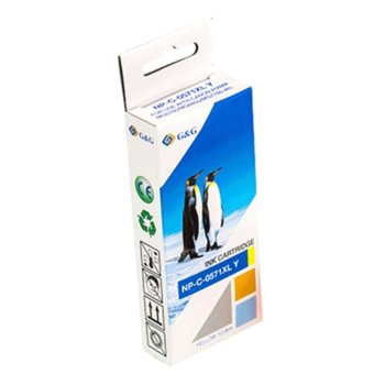 Касета ЗА CANON PIXMA MG5750/5751/5752/5753/6850/6851/6852/6853/7750/7751/7752/7753 - Yellow - BS0334C - PGI-571XLY - P№ NP-C-0571XLY - G&G - Неоригинален Заб.: 715k | JAR Computers Касета CANON PIXMA- Yellow - BS0334C