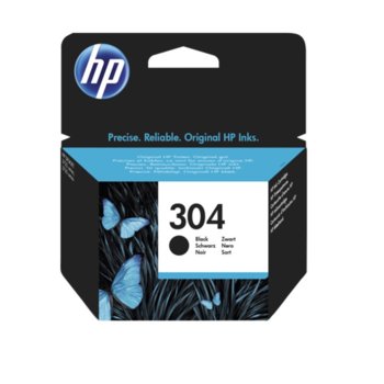 Касета за HP DeskJet 2620/2630 All-in-One Printers - Black - P№ N9K06AE - HP 304 - Оригинална, 120k/4ml брой копия/капацитет | JAR Computers HP (N9K06AE) Black