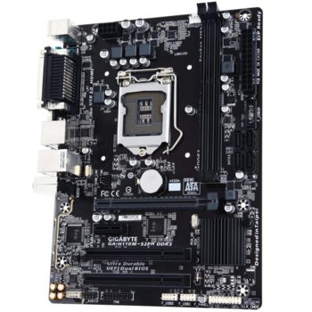 Дънна платка Gigabyte GA-H110M-S2PH DDR3, H110, LGA1151, DDR3, PCI-E (HDMI&VGA), 4x SATA 6Gb/s, 2x USB 3.0, microATX | JAR Computers Gigabyte GA-H110M-S2PH DDR3