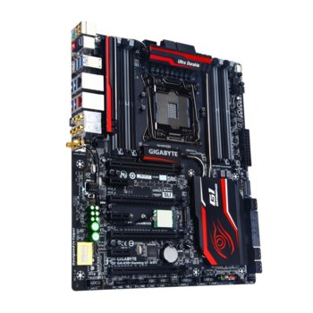 Дънна платка Gigabyte X99-Gaming G1 WIFI (rev 1.0), X99, LGA2011-3, DDR4, PCI-E (CF&SLi), 6x SATA 6Gb/s, 1x SATA Express, 1x M.2 Socket, 8x USB 3.0, Wi-Fi 802.11ac, Bluetooth 4.0, E-ATX | JAR Computers Gigabyte X99-Gaming G1 WIFI (rev. 1.0)