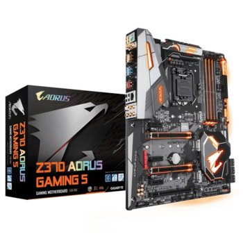 Дънна платка GIGABYTE Z370 AORUS Gaming 5