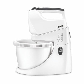 Миксер Zelmer ZHM2559, 550W, 5 степени на работа с турбо, 3 l обем на купата, бъркалки за тесто, бял | JAR Computers миксер zelmer zhm2559