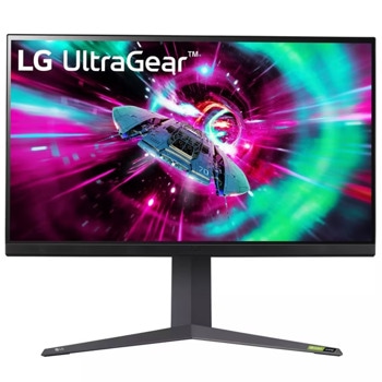 Монитор LG 32GR93U-B, 31.5" (80.01cm) IPS панел, 144Hz, 4K/UHD, 1ms, 400cd/m2, DisplayPort, HDMI, USB | JAR Computers LG 32GR93U-B