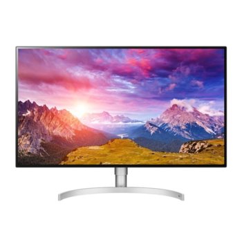 Монитор LG 32UL950-W, 31.5" (80.01 cm) IPS панел, 4K/UHD, 5ms, 1300:1, 450cd/m2, DisplayPort, HDMI, DVI-D, VGA | JAR Computers LG 32UL950-W Silver