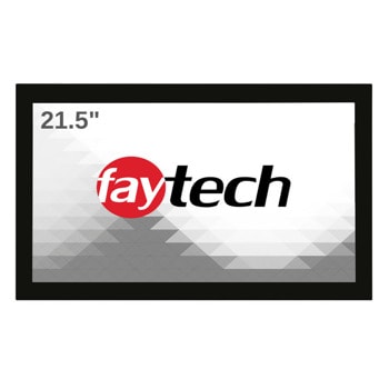 Индустриален Монитор Faytech 1010502422 FT215TMCAPOFHBOB, 21.5"(54.61 cm) FHD Capacitive multi-touch панел, DisplayPort, HDMI, VGA | JAR Computers Faytech 1010502422 FT215TMCAPOFHBOB